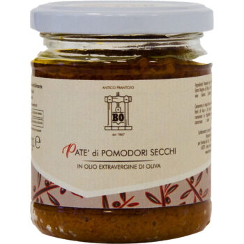 Small dried tomatoes pâté – Glass jar gr. 170